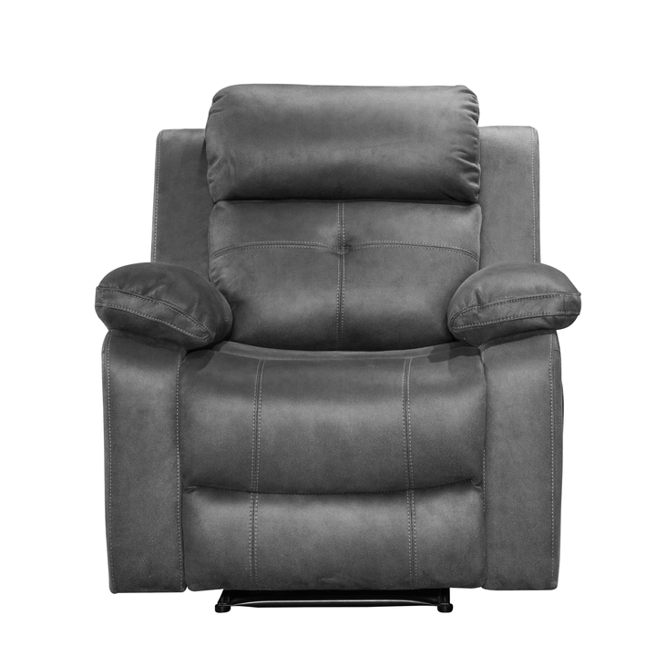 Berlin Fabric Manual Recliner Armchair - Choice Of Colours - The Furniture Mega Store 