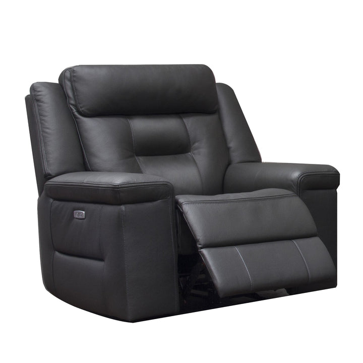 Jacque Leather Recliner Armchair - Various Options - The Furniture Mega Store 