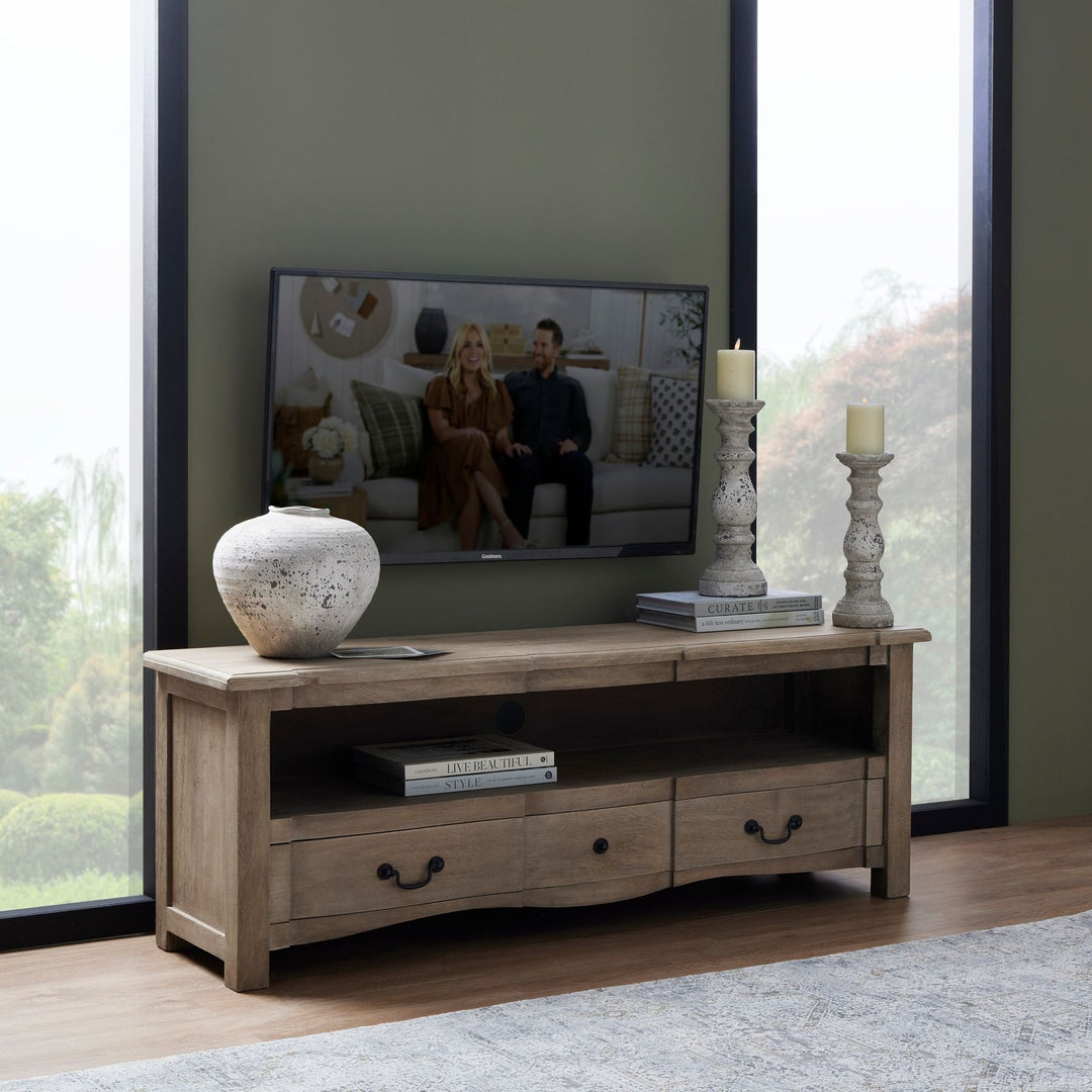 Grove Collection 1 Drawer Media Unit - 140cm - The Furniture Mega Store 