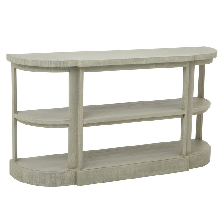 Saltaire Collection Rectangular 2 Shelf Console Table - The Furniture Mega Store 