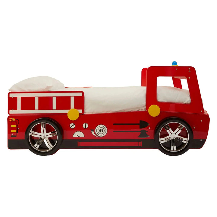 Kids Red Fire Engine Bed