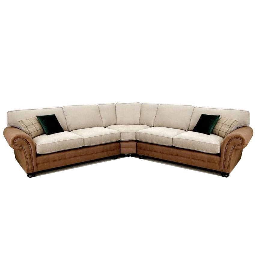 Darwin Fabric Corner Sofa Collection - Scatter or Standard Back - The Furniture Mega Store 