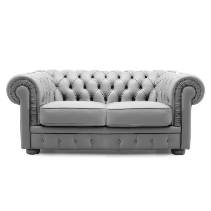 Victoria Italian Leather Chesterfield Sofa Collection - Choice Of Leathers - The Furniture Mega Store 