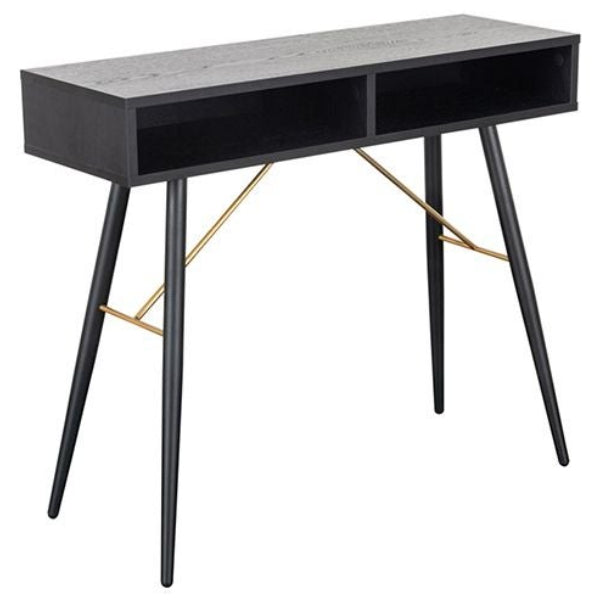 Vida Living Barcelona Black Console Table - The Furniture Mega Store 