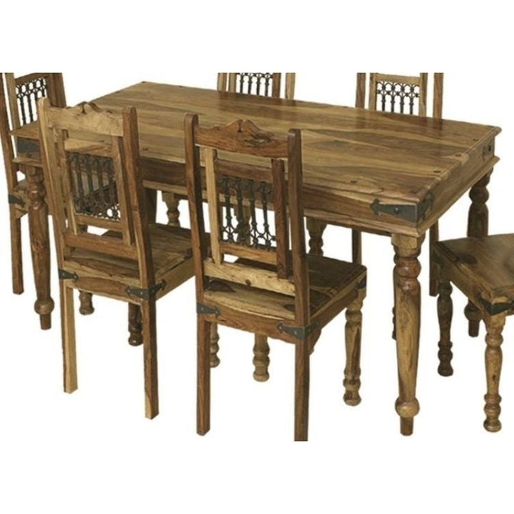 Thacket Sheesham Dining Table - The Furniture Mega Store 