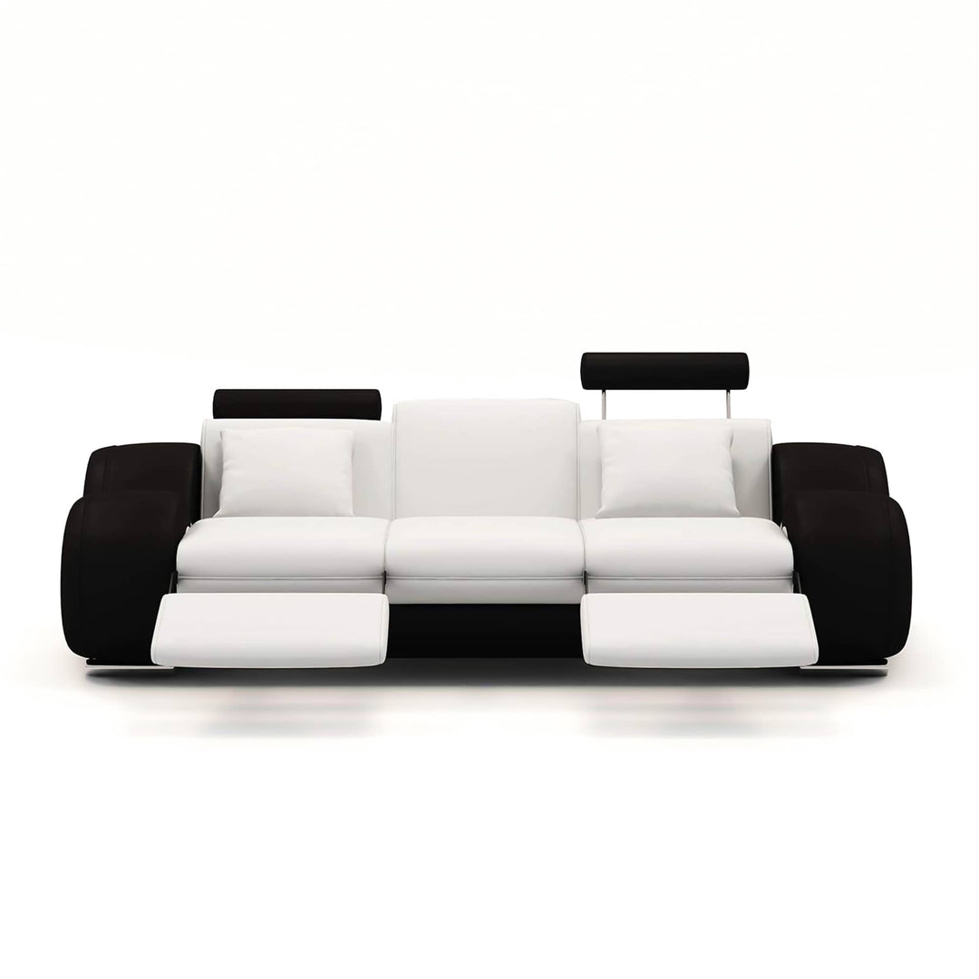 Stylo Leather Recliner Sofa & Chair Collection - Various Colours - The Furniture Mega Store 