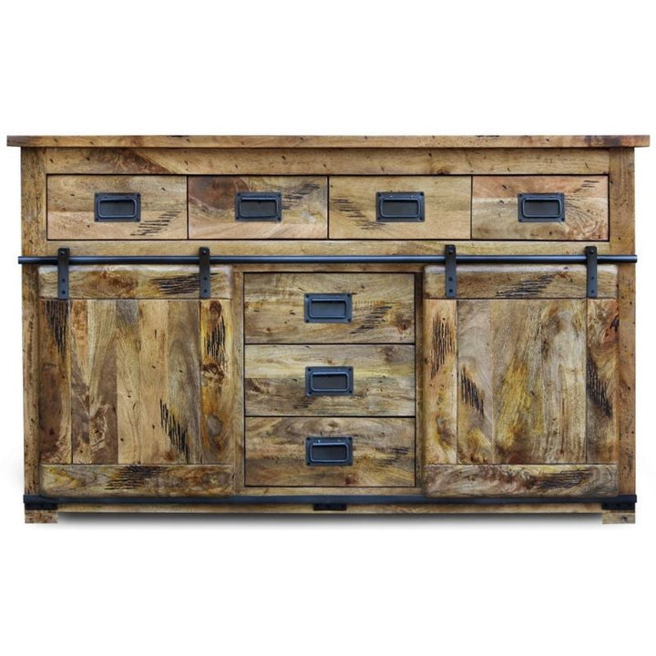 Germain Iron Works Mango Wood Sideboard - The Furniture Mega Store 