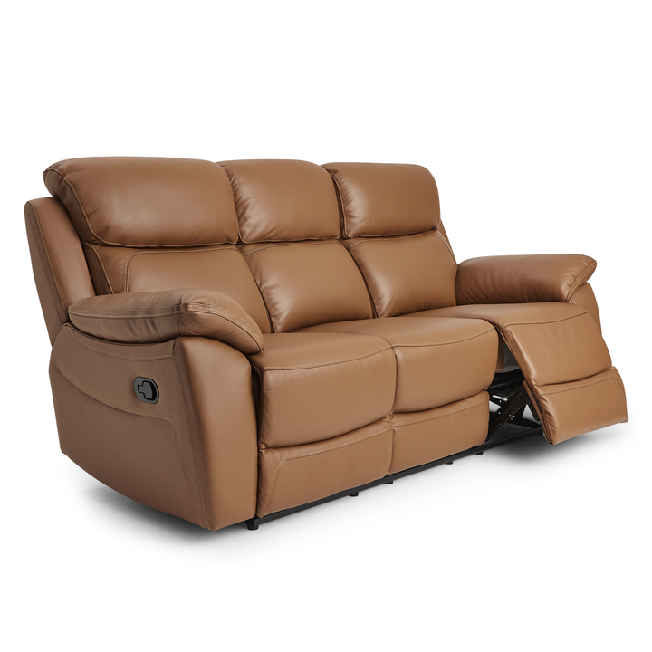 Dallas Leather Recliner Sofa Collection - Choice Of Manual or Power Function