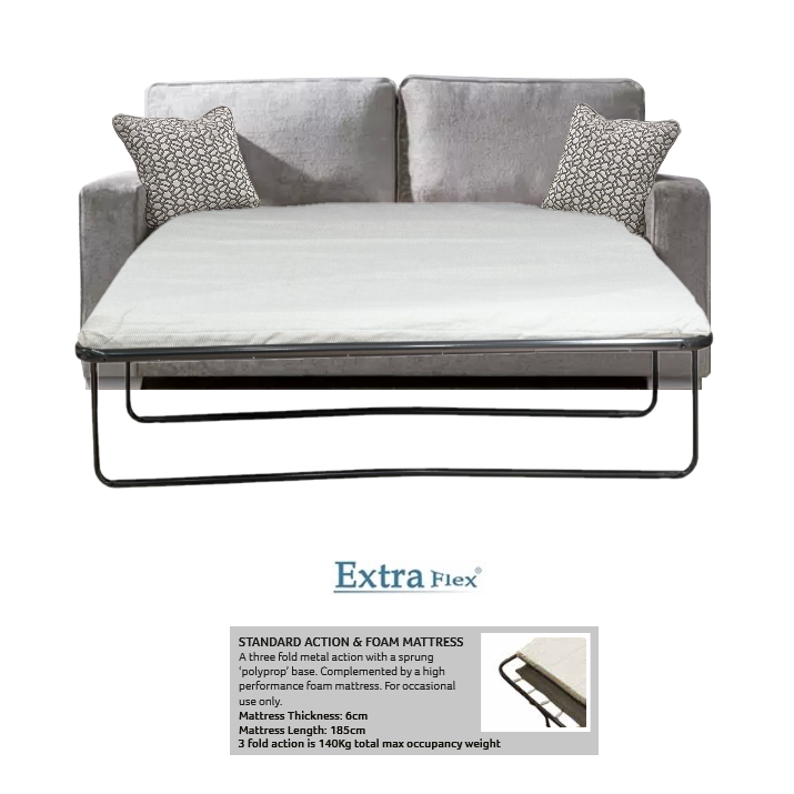 Chicago Sofa Bed Collection - Choice Of Sizes & Fabrics - The Furniture Mega Store 