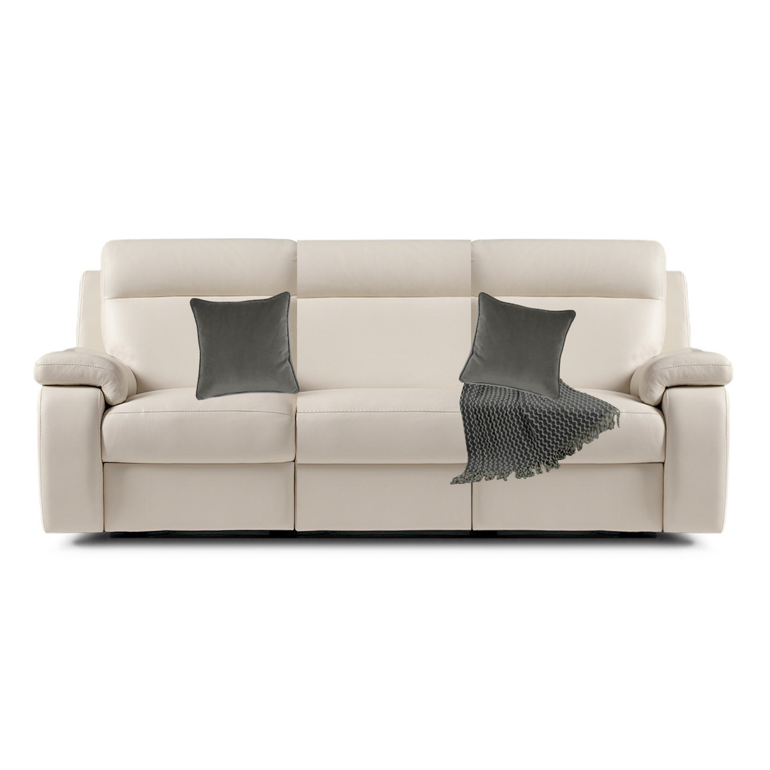 Harry Italian Leather Recliner Sofa Collection - Various Options - The Furniture Mega Store 