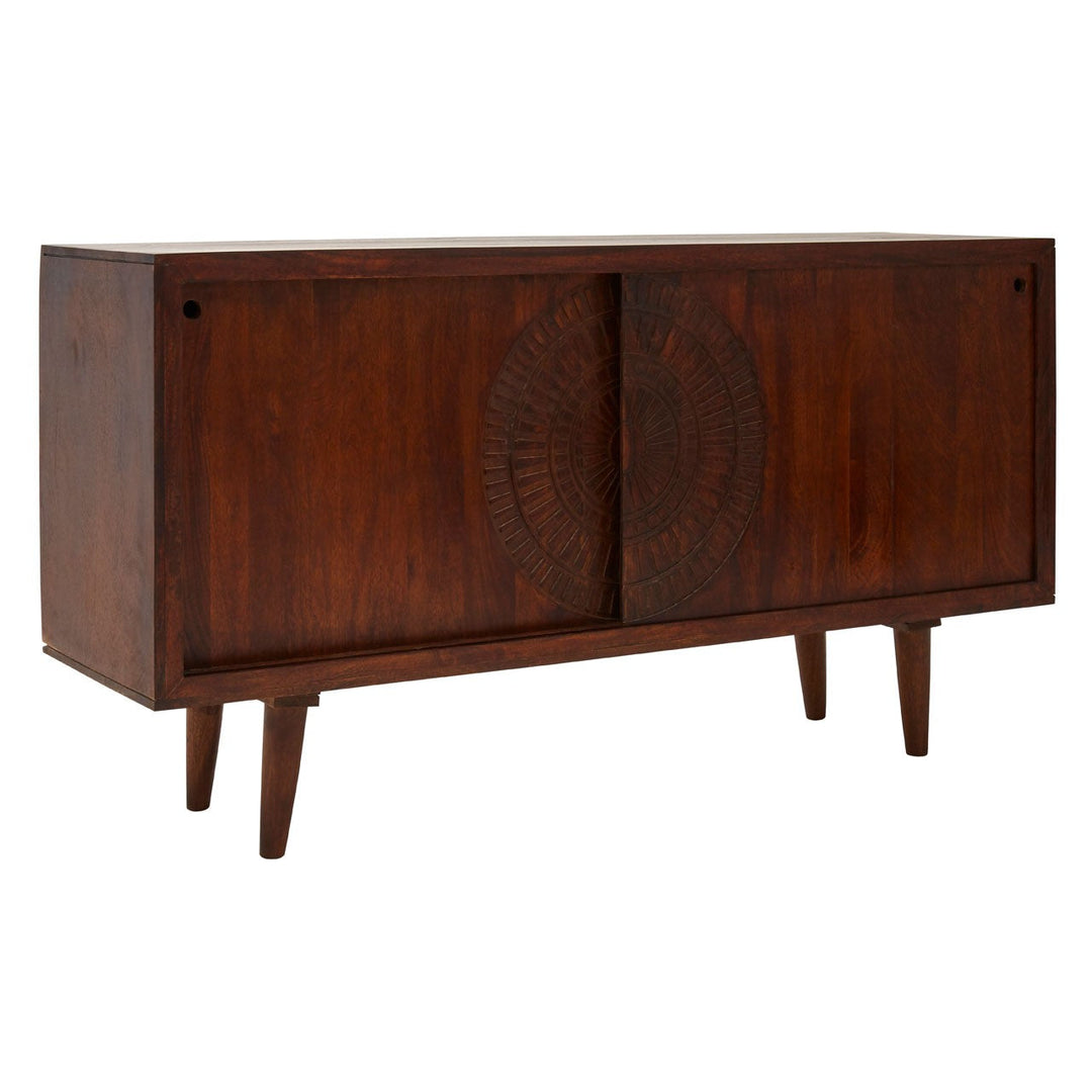 Vence Mango Wood Large Boho Sideboard - The Furniture Mega Store 