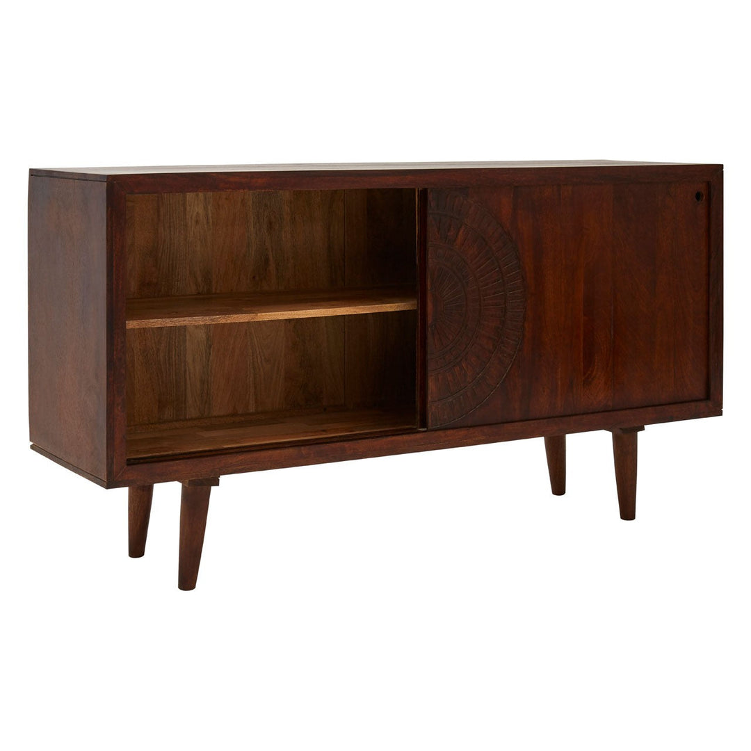 Vence Mango Wood Large Boho Sideboard - The Furniture Mega Store 