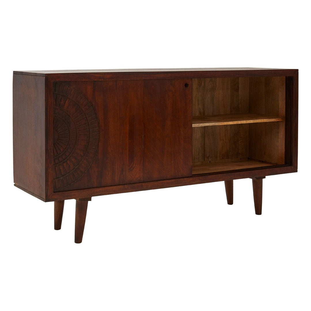 Vence Mango Wood Large Boho Sideboard - The Furniture Mega Store 