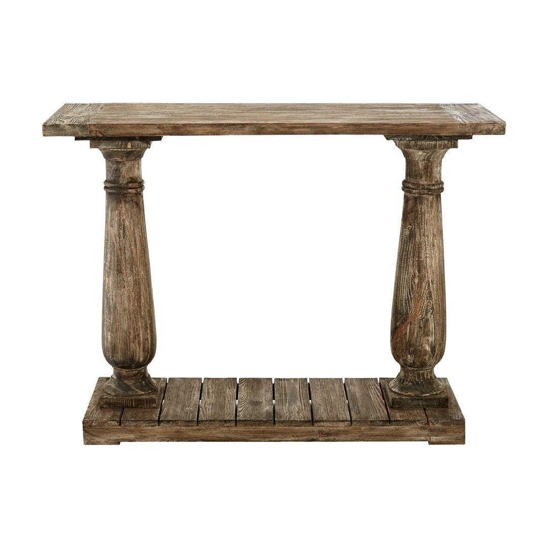 Lovina Pillar Console Table - The Furniture Mega Store 