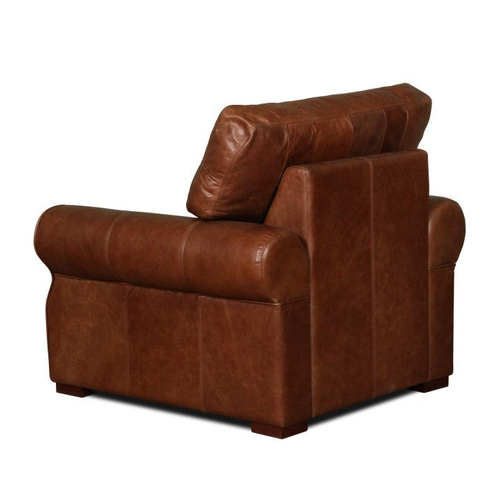 Barrington Vintage Leather Sofa & Chair Collection - The Furniture Mega Store 