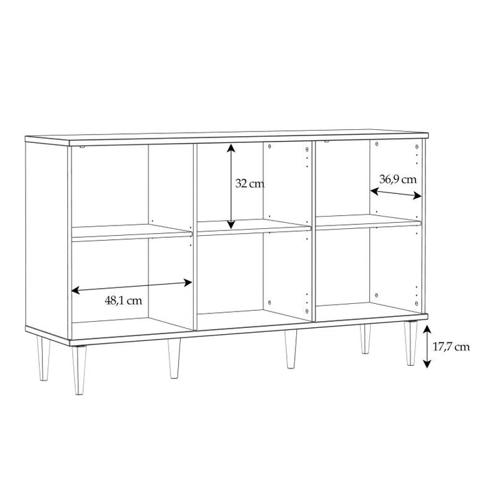 Camila Rattan 3 Door Sideboard - Due In Stock Around 25/10-2023 - The Furniture Mega Store 