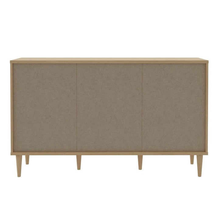 Camila Rattan 3 Door Sideboard - Due In Stock Around 25/10-2023 - The Furniture Mega Store 