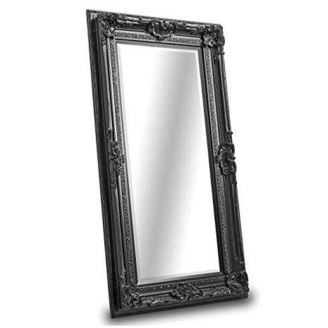 Valois Grand Leaner Mirror - Black - The Furniture Mega Store 