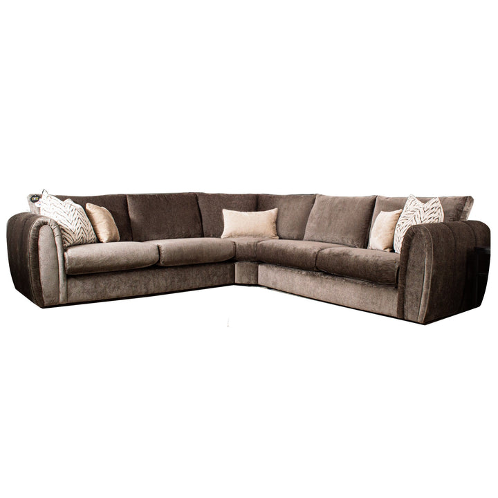 Aaron Modular Corner Sofa - Choice Of Sizes & Fabrics - The Furniture Mega Store 