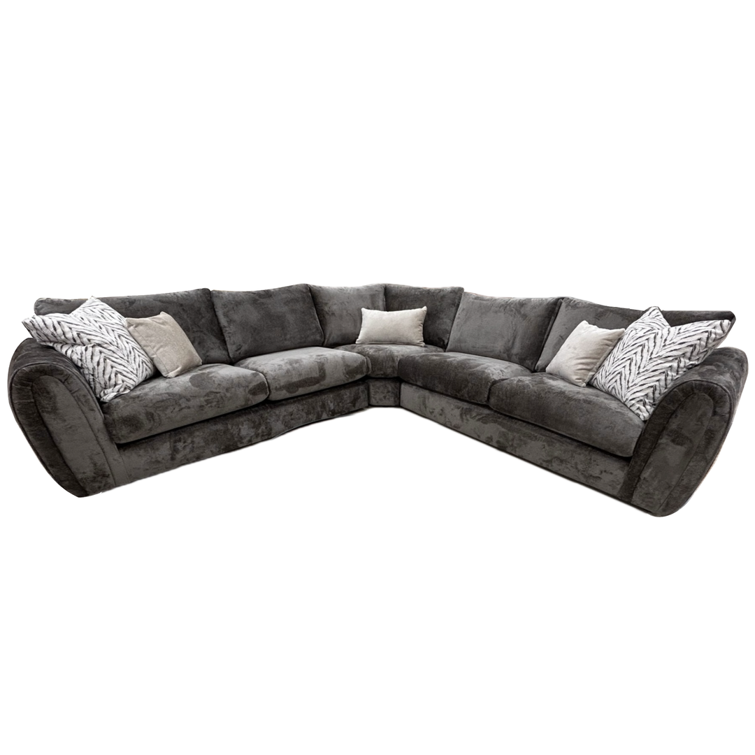 Aaron Modular Corner Sofa - Choice Of Sizes & Fabrics - The Furniture Mega Store 