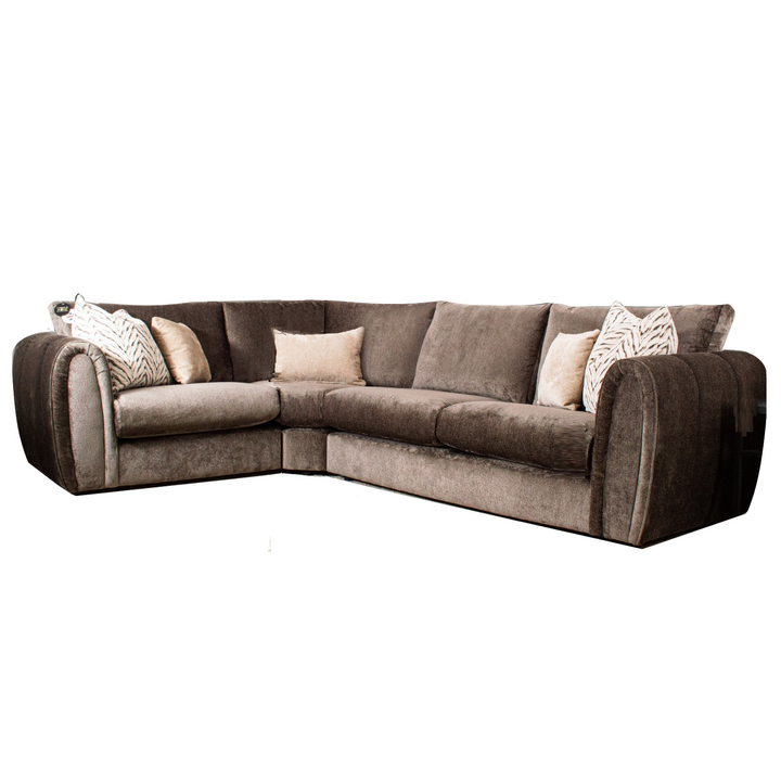 Aaron Modular Corner Sofa - Choice Of Sizes & Fabrics - The Furniture Mega Store 