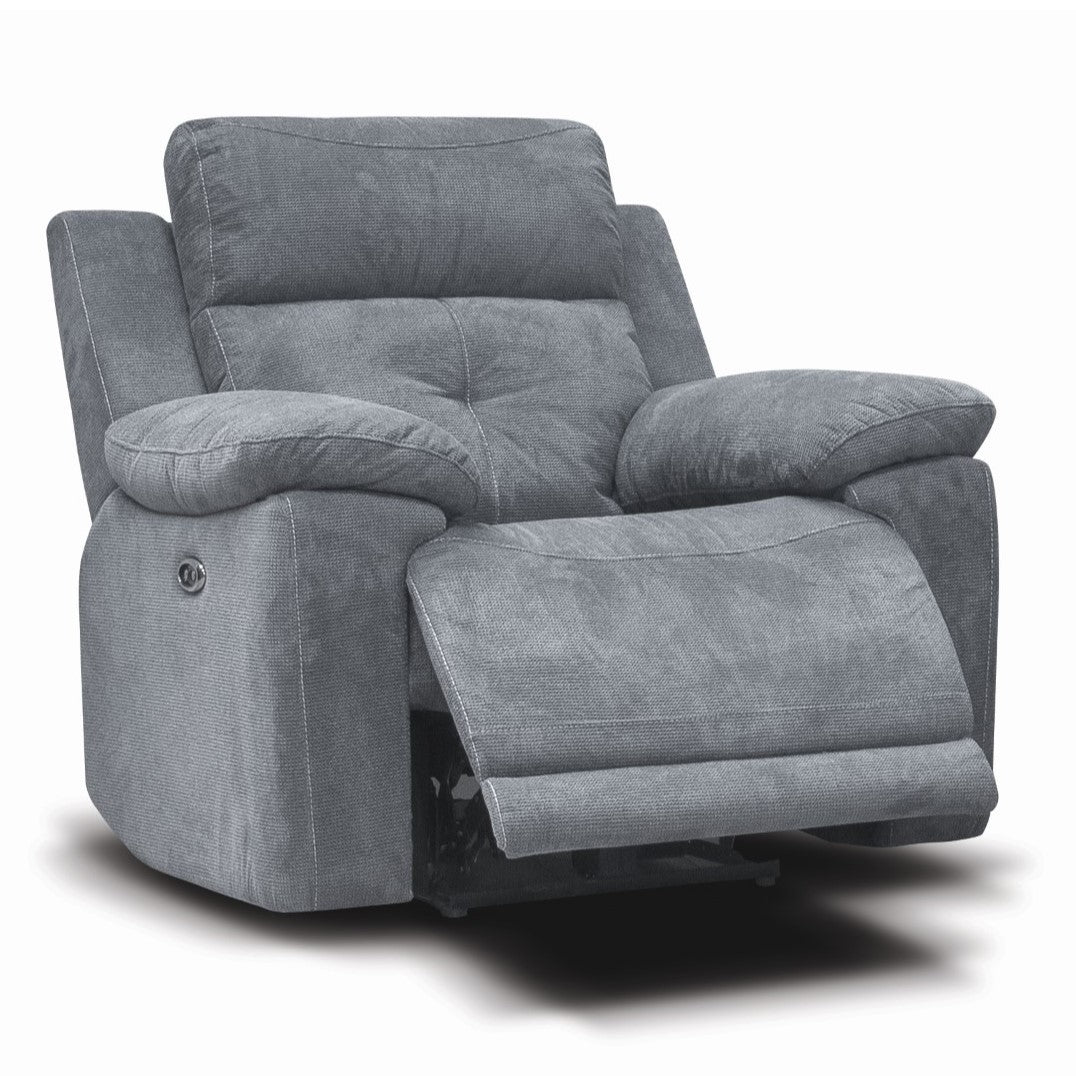 Baxley Power Recliner Armchair With Intergrated Usb Charging Ports - Choice Of Fabrics - The Furniture Mega Store 