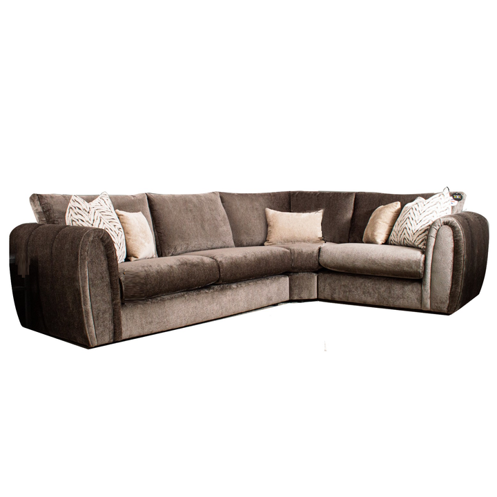 Aaron Modular Corner Sofa - Choice Of Sizes & Fabrics - The Furniture Mega Store 