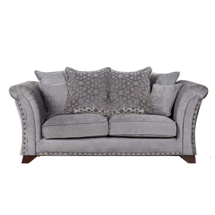 Vesper Fabric Sofa & Armchair Collection - Choice Of Fabrics & Pillow Or Standard Back - The Furniture Mega Store 