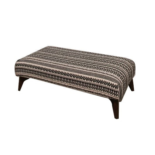 Ren Fabric Footstool - Choice Of Fabrics & Feet - The Furniture Mega Store 