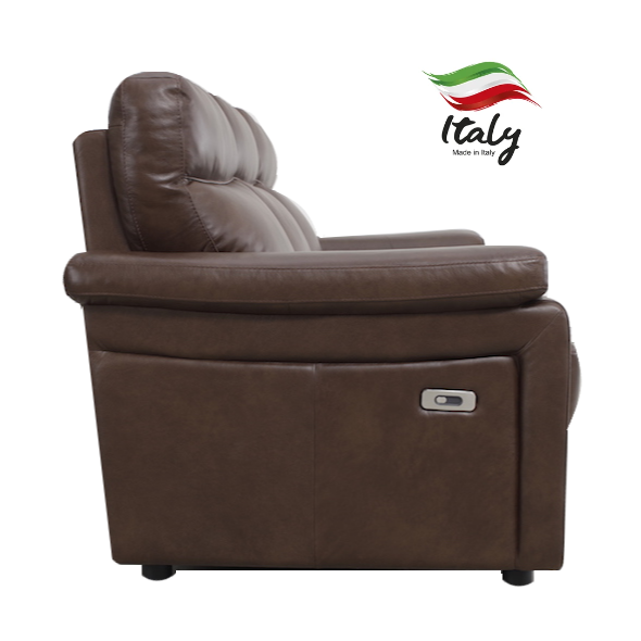 Aliano Luxury Italian Leather Power Recliner Collection - Choice Of Sizes & Leather - The Furniture Mega Store 