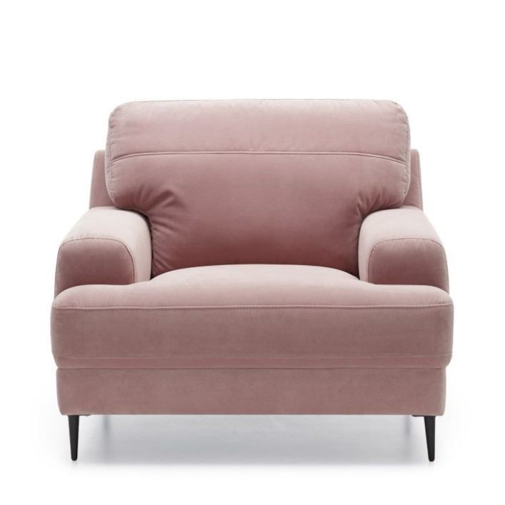 Oscar Velvet Armchair - Choice Of Colours - The Furniture Mega Store 