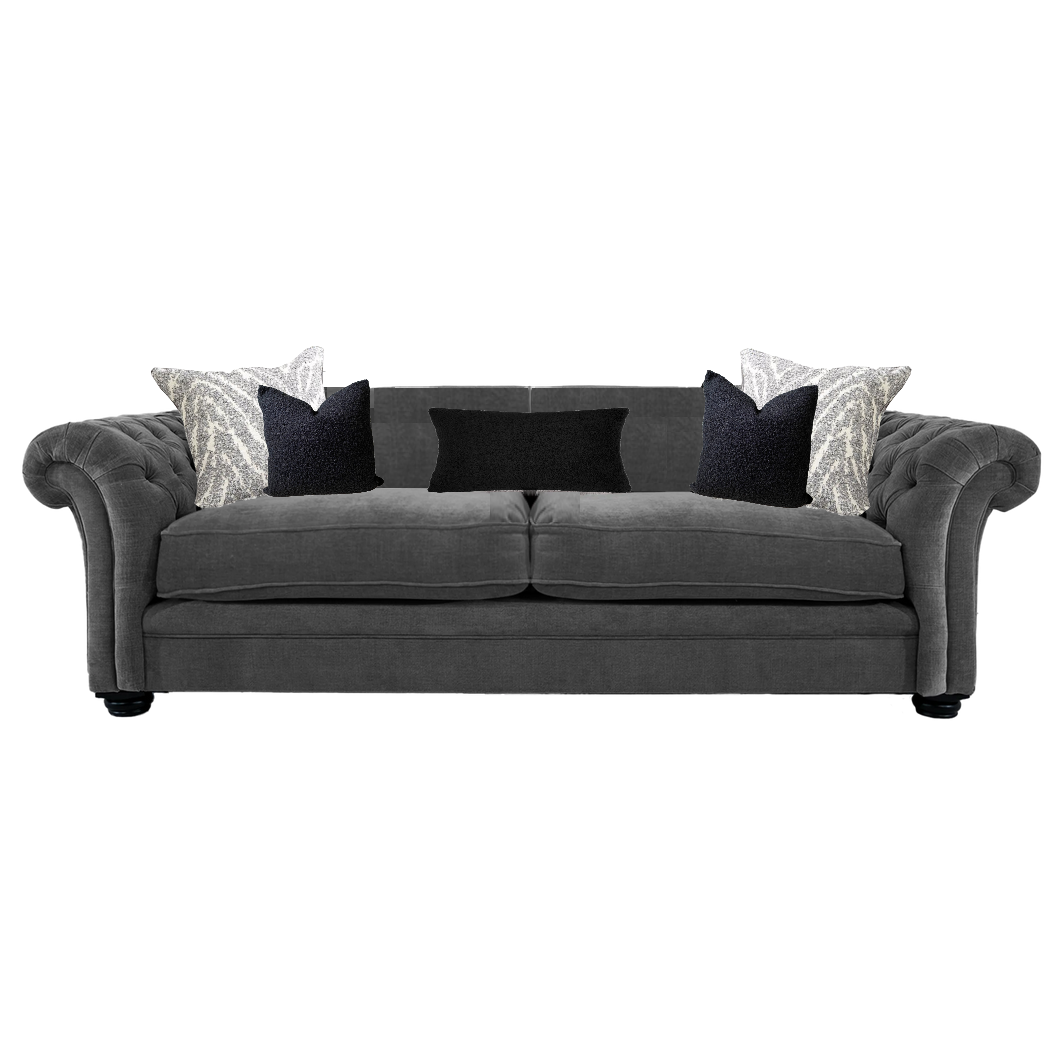 Windsor Fabric Sofa & Chair Collection - Choice Of Sizes & Colours - The Furniture Mega Store 