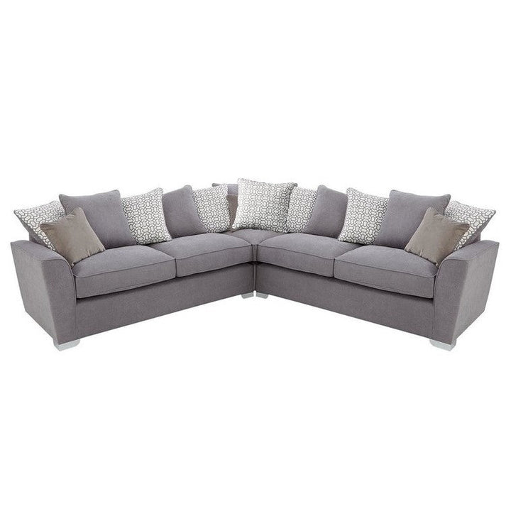 Atlantis Fabric Corner Sofa - Choice Of Sizes, Fabrics & Feet - The Furniture Mega Store 