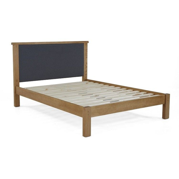 Barnham Oak 4'6 Double Bed - The Furniture Mega Store 