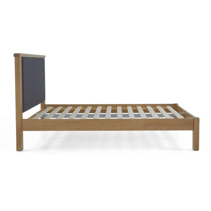 Barnham Oak 4'6 Double Bed - The Furniture Mega Store 