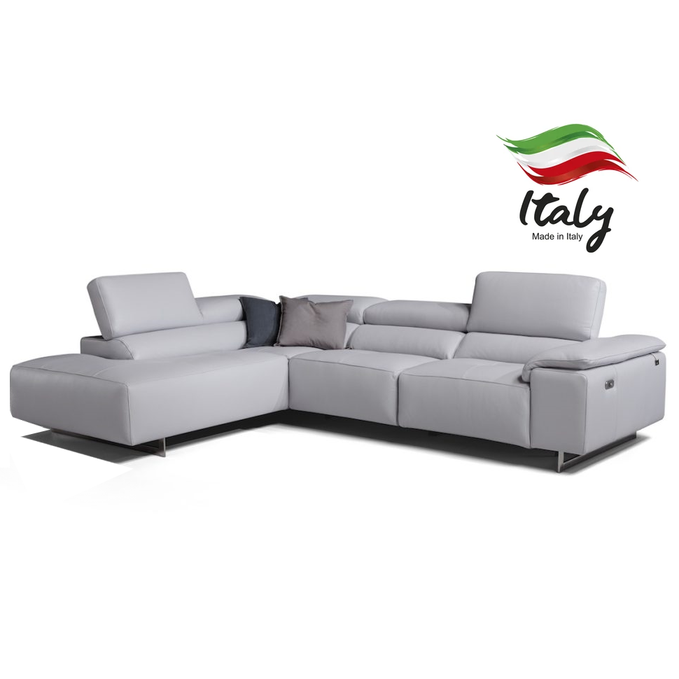 Blossom Italian Leather Power Recliner Sofa Collection - Various Options - The Furniture Mega Store 