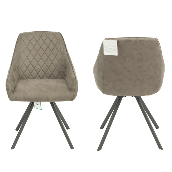 Bali Grey 360° Swivel Base Dining Chair