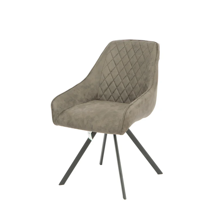 Bali Grey 360° Swivel Base Dining Chair