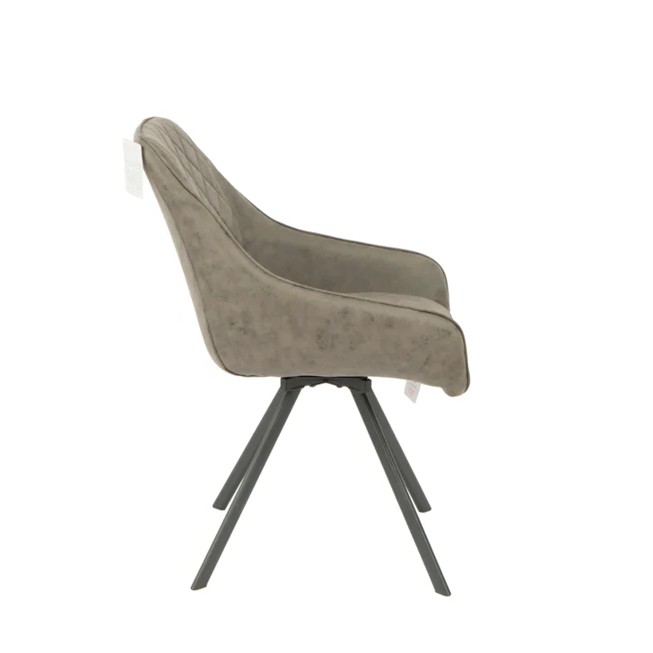 Bali Grey 360° Swivel Base Dining Chair