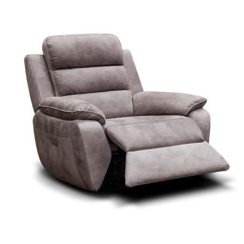 Ellis Corner Modular Fibre Fabric Recliner Sofa - Manual Or Power With USB Charging Port - The Furniture Mega Store 