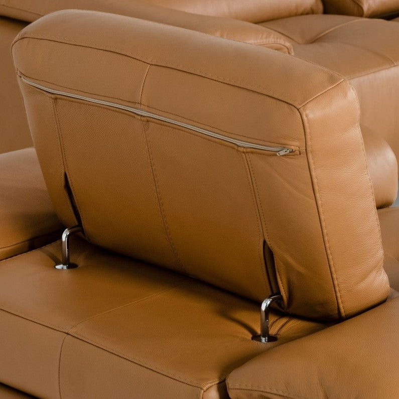 Blossom Italian Leather Power Recliner Sofa Collection - Various Options - The Furniture Mega Store 