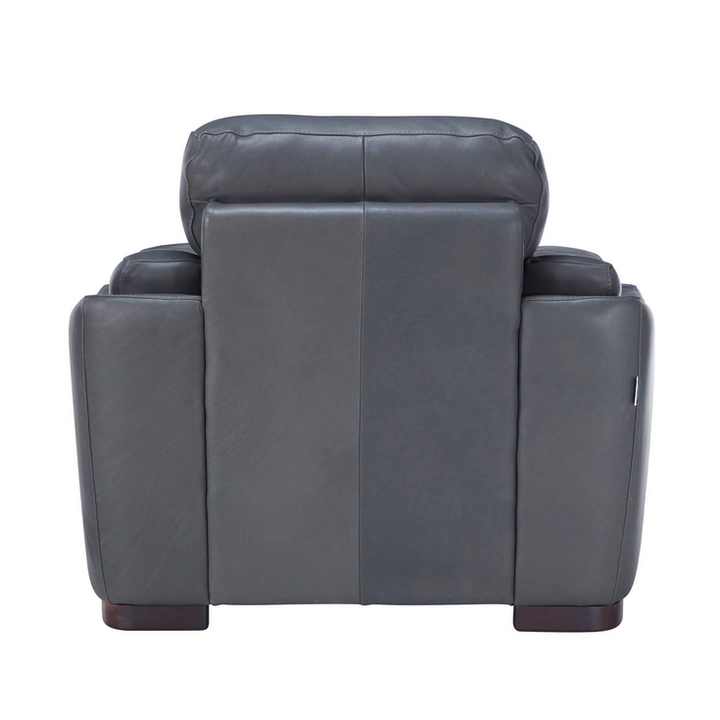 Brindisi Italian Leather Armchair - Choice Of Leathers & Feet - The Furniture Mega Store 