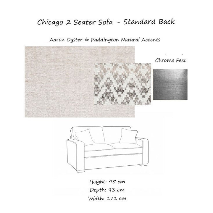 Chicago Fabric Sofa Collection - Pillow Or Classic Back - The Furniture Mega Store 