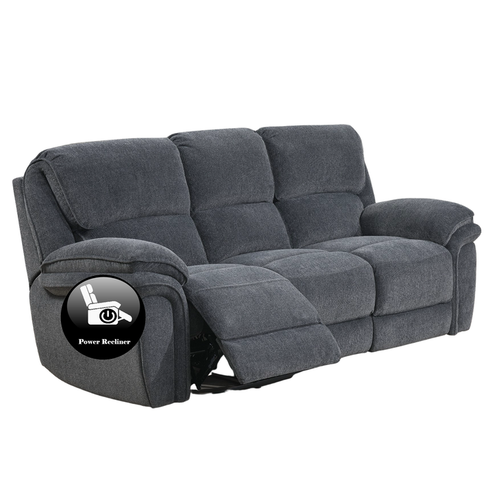 Carlton Fabric Recliner Sofa Collection - Choice Of Manual Or Power Recline - The Furniture Mega Store 