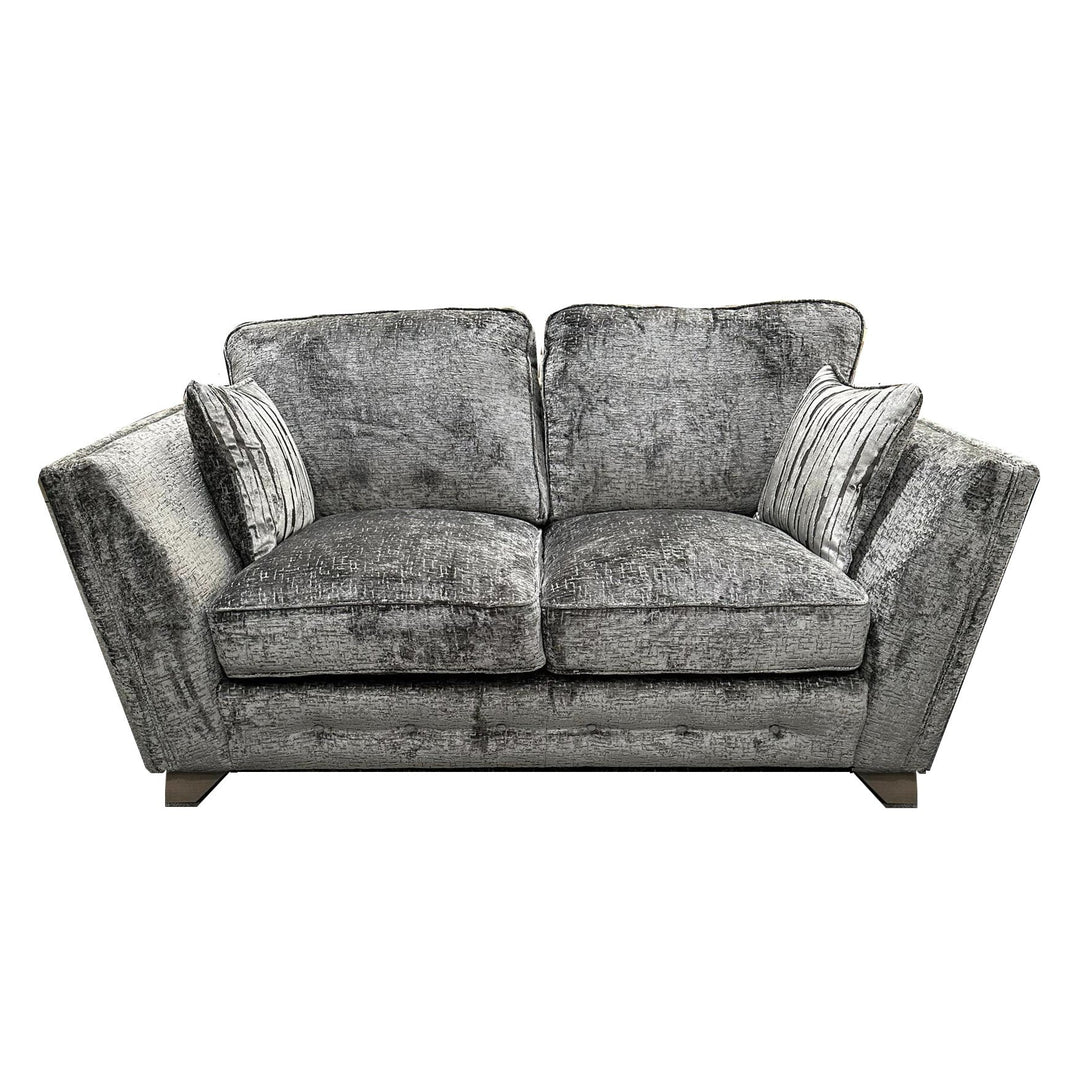 Pandora Fabric Sofa Collection - Choice Of Pillow or Classic Back, Sizes, Fabrics & Feet - The Furniture Mega Store 