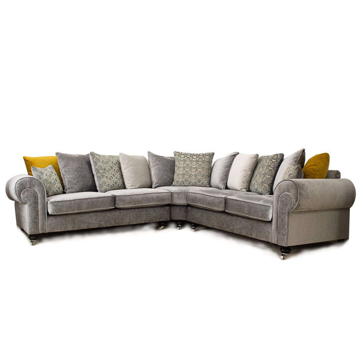 Freesia Fabric Sofa & Chair Collection - Choice Of Pillow or Standard Back & Fabrics - The Furniture Mega Store 