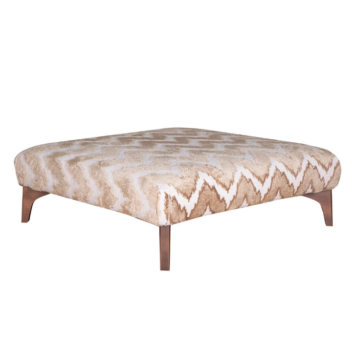 Cancun Fabric Footstool - Choice Of Fabrics - The Furniture Mega Store 