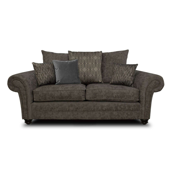 Morland Sofa Collection - Pillow Back or Classic Back - Choice Of Fabrics - The Furniture Mega Store 