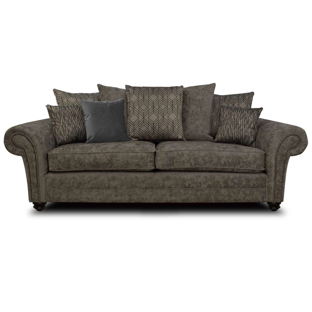 Morland Sofa Collection - Pillow Back or Classic Back - Choice Of Fabrics - The Furniture Mega Store 