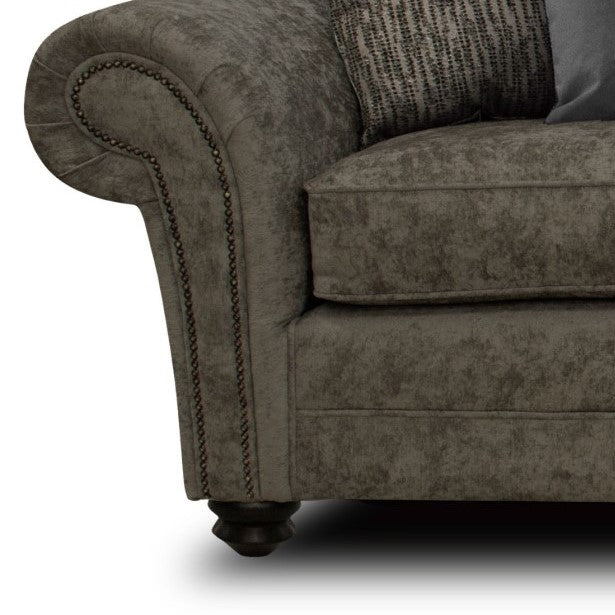 Morland Sofa Collection - Pillow Back or Classic Back - Choice Of Fabrics - The Furniture Mega Store 